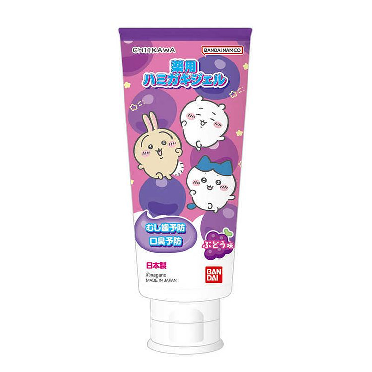 Bandai Toothpaste Gel Chiikawa Grape 40g 1 each