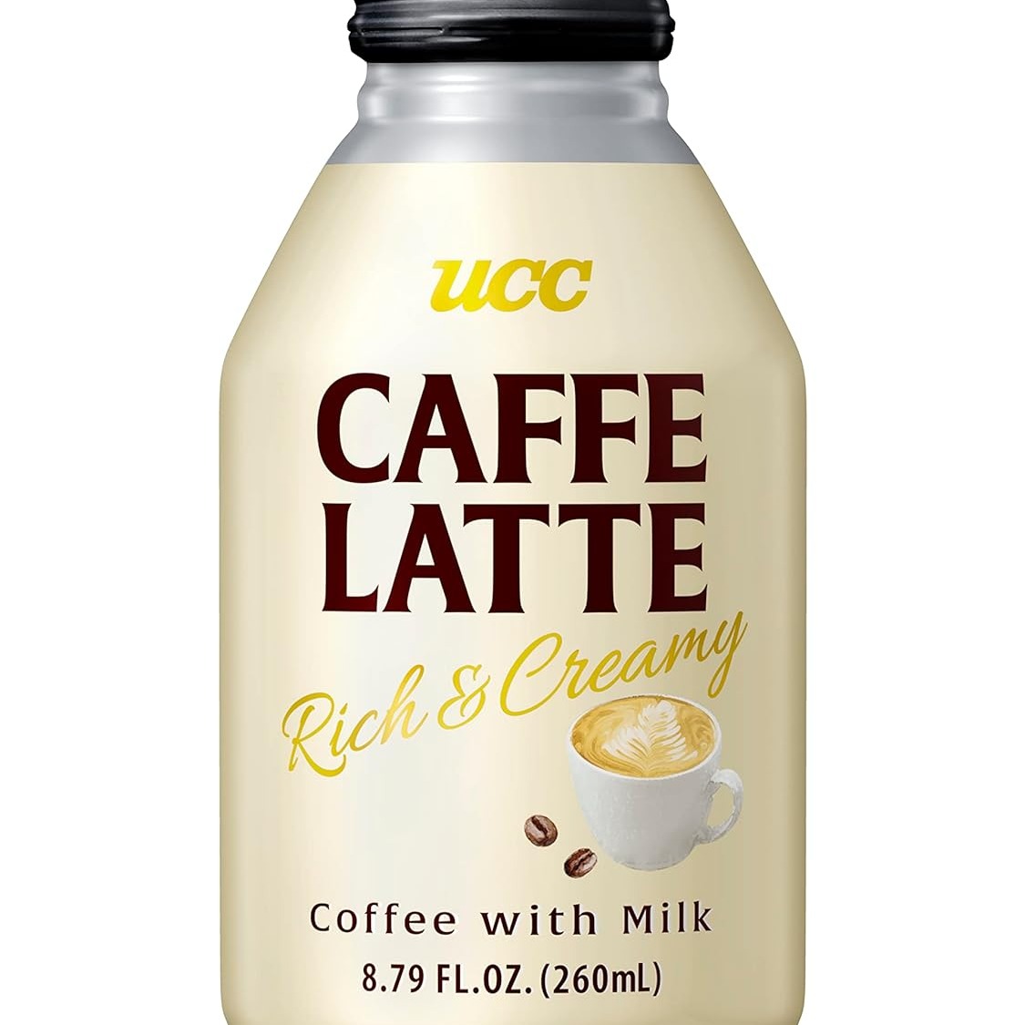 UCC Ready to Drink Caffe Latte, 8.79 Fl oz / 24 PK 8.79 fl.oz*24 cans
