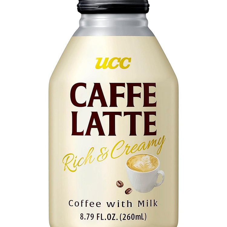 UCC Ready to Drink Caffe Latte, 8.79 Fl oz / 24 PK