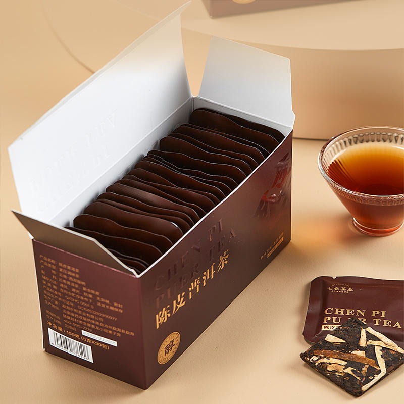 陈皮普洱 30片】七春陈皮普洱茶- Weee!