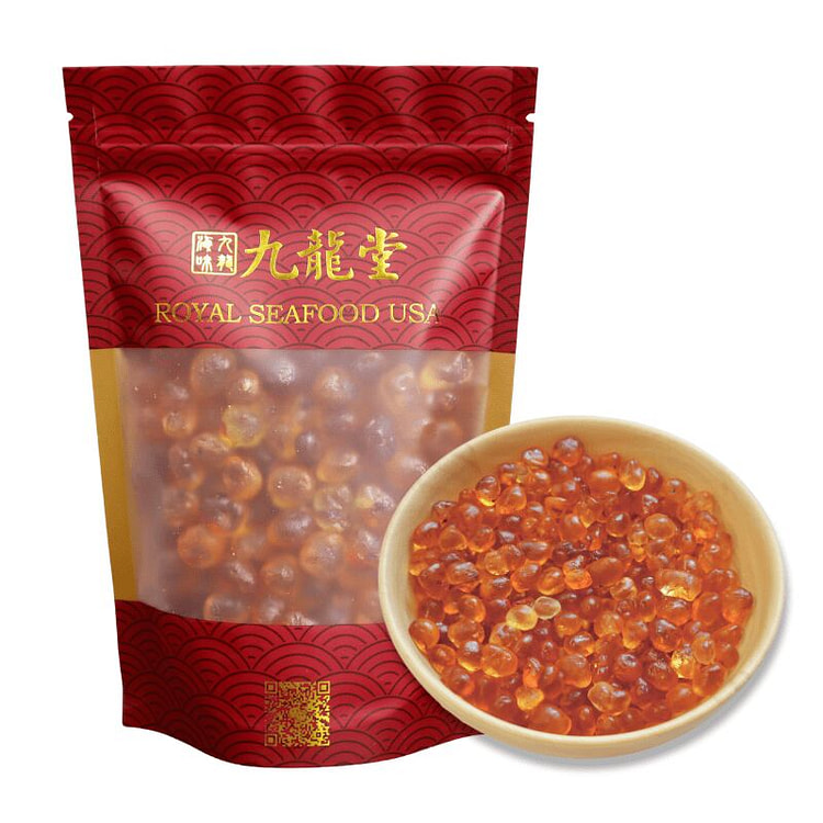九龍堂 精品特级圆桃胶454g 一磅装 杂质少 养颜美容滋补