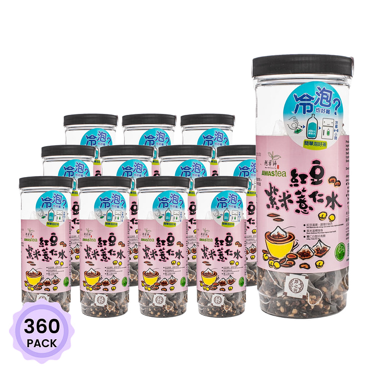 Awastea Red Bean Black Glutinous Rice Drink 0.52 oz*360 pack