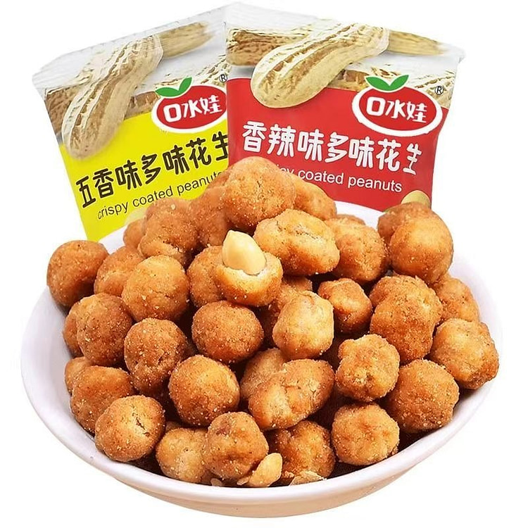 口水娃 多味花生米 混合味20包 （约200g）