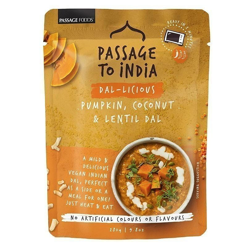 Passage To India Dal-Licious – Pumpkin, Coconut & Lentil Dal (Ready-To-Eat) – 9.8 oz 9.8 oz