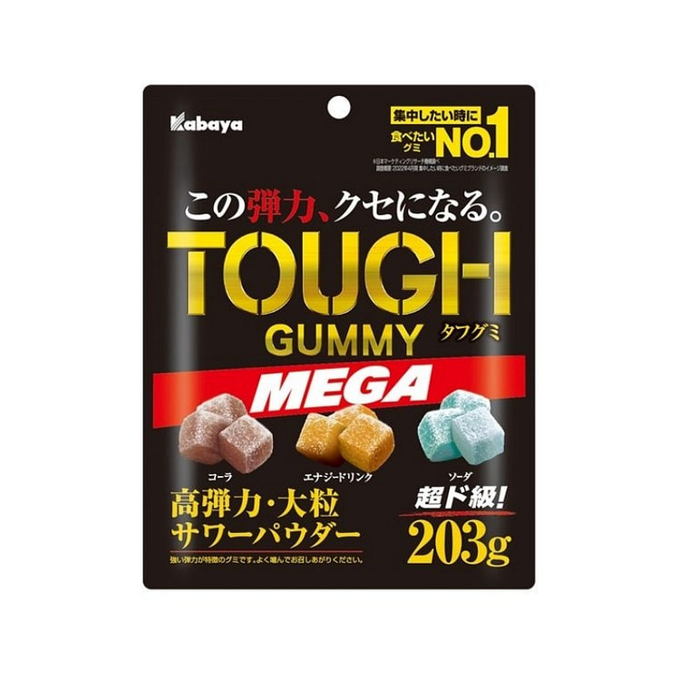 Kabaya Foods Kabaya Tough Gummy MEGA 203g 1 pack