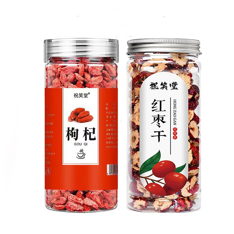 红枸杞100g + 红枣片干100g，两罐 2 罐
