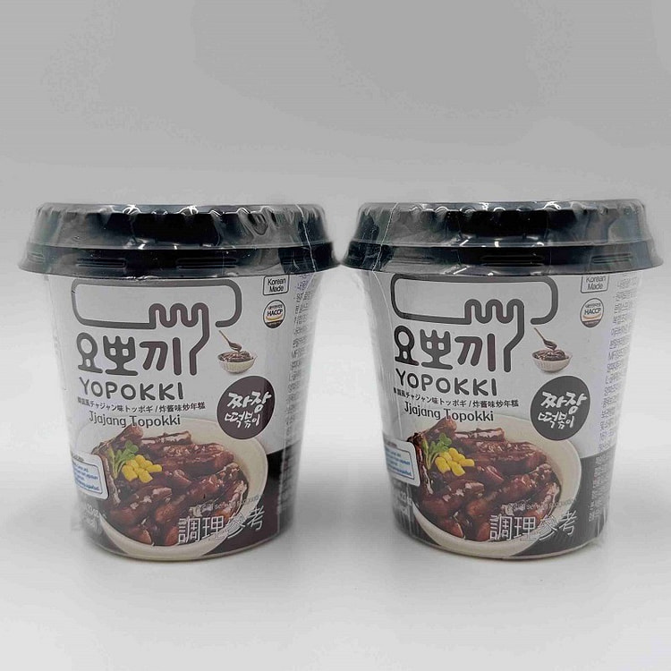 YOPOKKI Jjajang Tteokbokki Cup 120 g*2 each