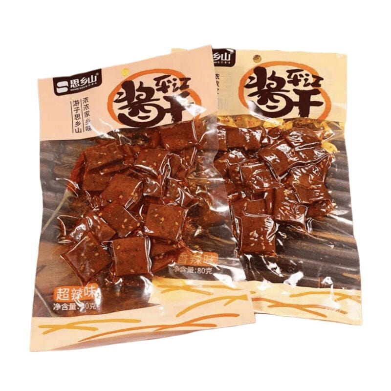 思乡山 豆干 125g*1袋香辣 125 克