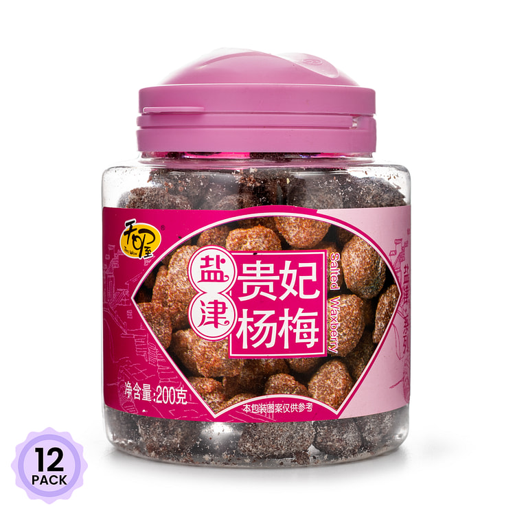 天喔 盐津贵妃杨梅 200 克*12 包
