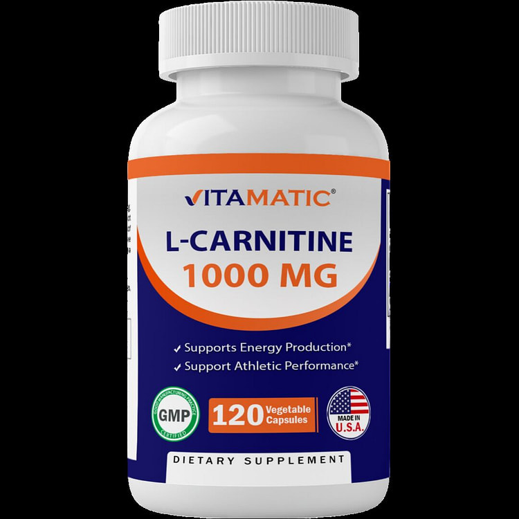 L-Carntitine Fumarate 1000 mg - 120 Capsules