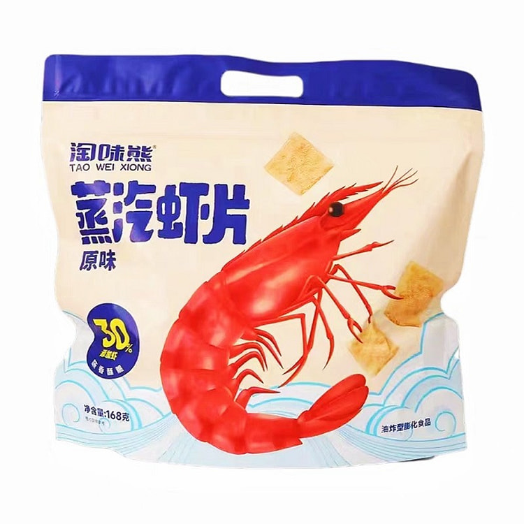 Taoweixiong Steamed Shrimp Chips (Original Flavor) 168 g