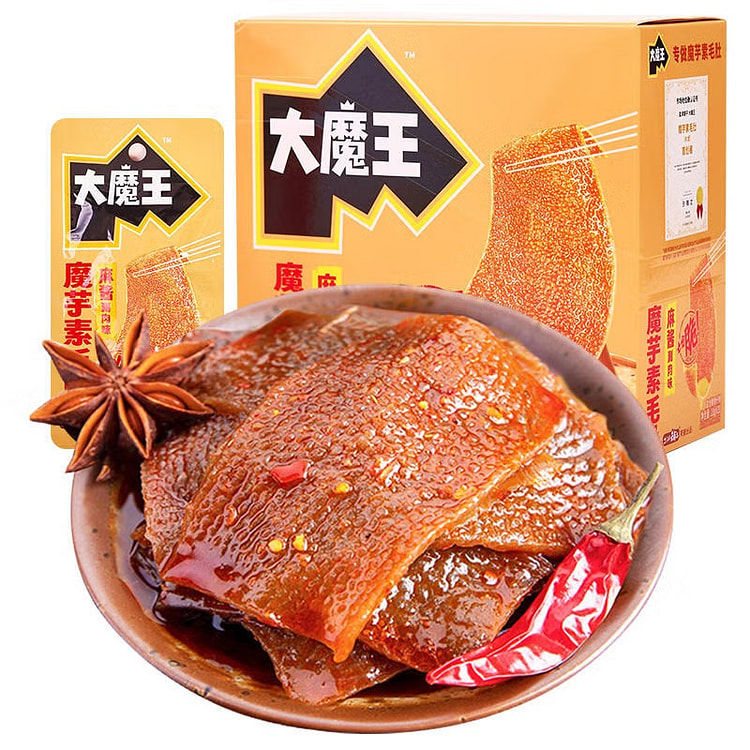 【约20包】盐津铺子 大魔王 魔芋素毛肚 麻酱味