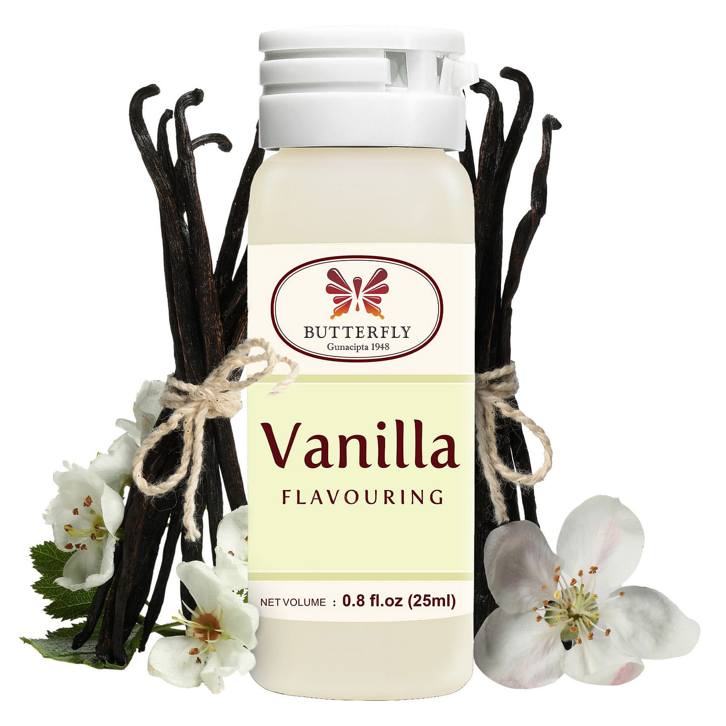 Butterfly Flavoring Paste Vanilla 25ml – Pack of 1 25 ml
