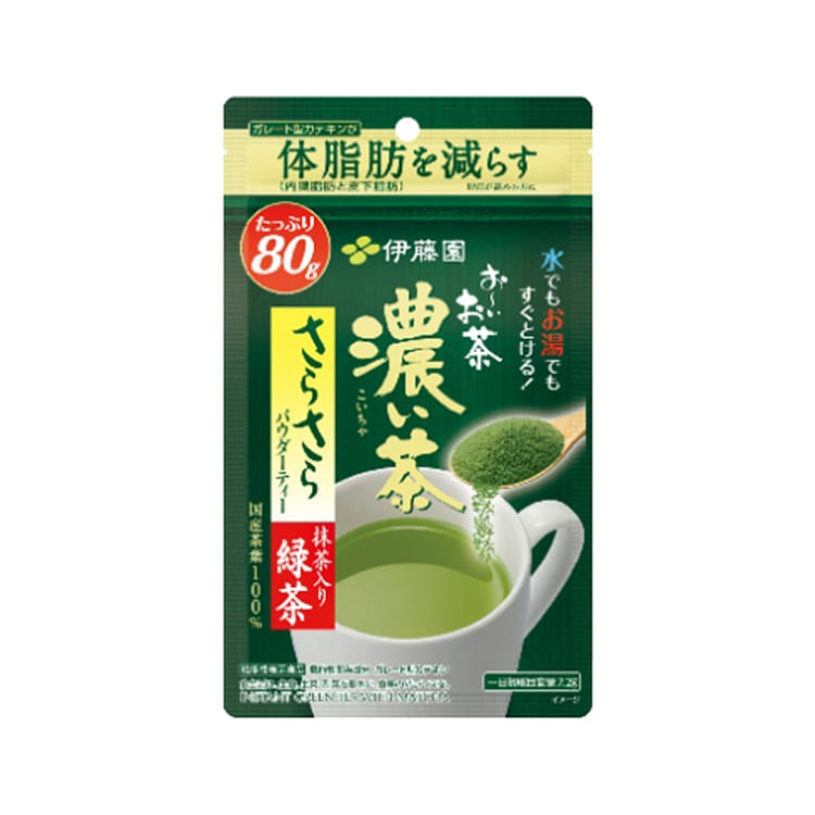 伊藤园 黑茶顺滑抹茶粉 80g 1 份
