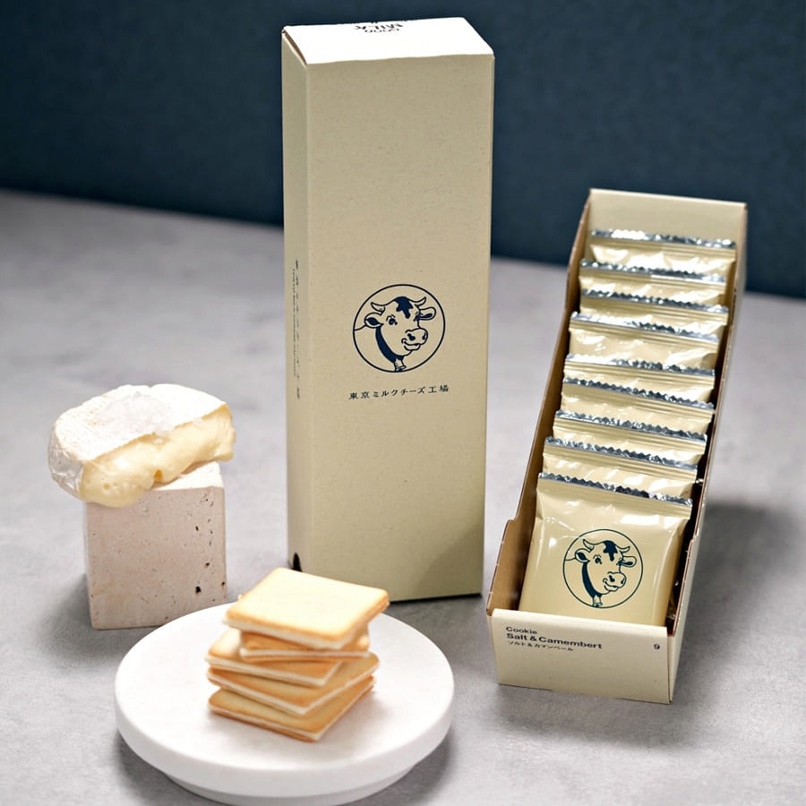 Salt Camembett Cookie 9pcs / 1 box