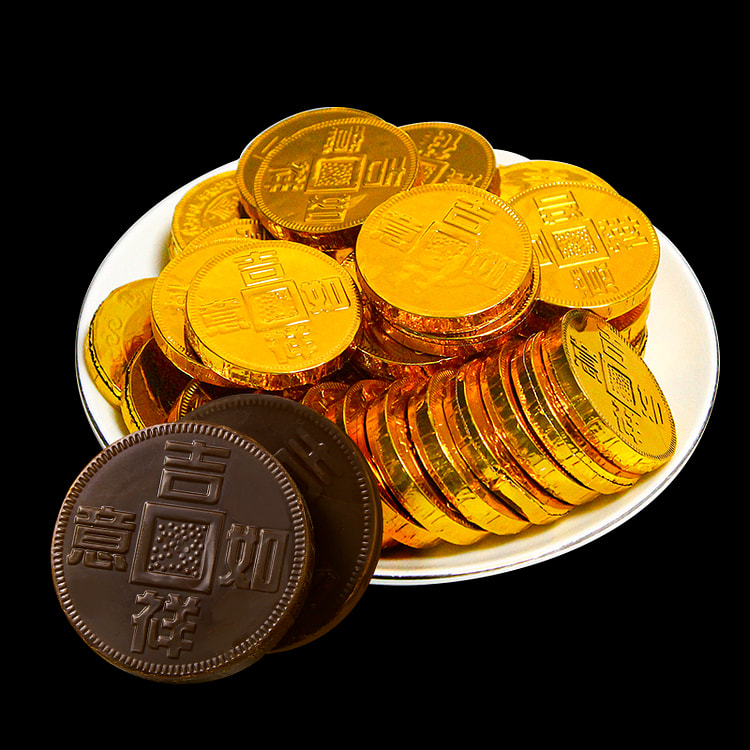 徐福记雀巢奇欧比金币型巧克力代可可脂250g*1袋