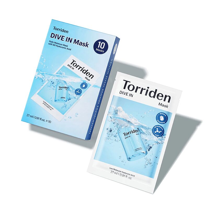 TORRIDEN DIVE IN LOW MOLECULAR HYALURONIC MASK 1 box*10 counts