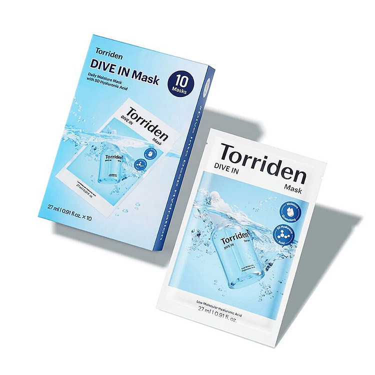韩国桃瑞丹DIVE-IN低分子玻尿酸保湿面膜 1 盒*10 个