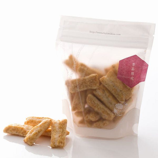 Fujimidou Salty Brown Rice Crackers 50g 1 each