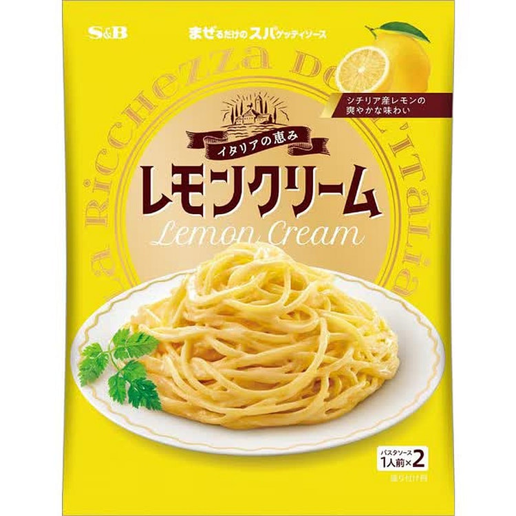 S&B Spaghetti Sauce Lemon Cream 120g 1 each