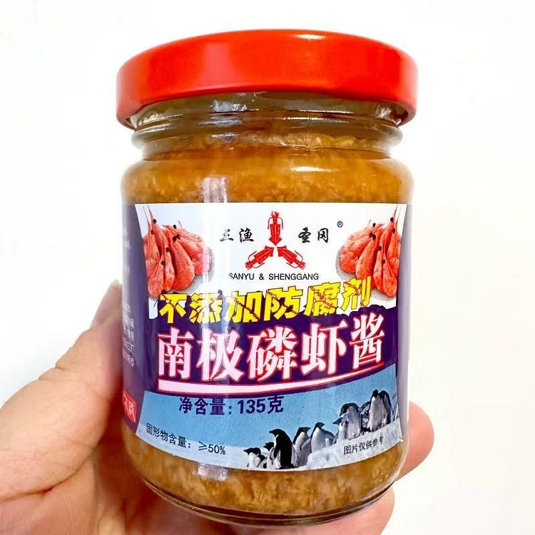 东北特产 大连南极磷虾酱 拌饭海鲜酱即食135g