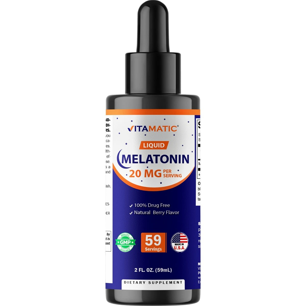 Melatonin 20mg Liquid Drops 2 Fluid Ounce 1 each