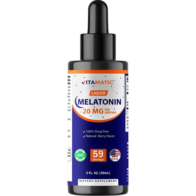 Melatonin 20mg Liquid Drops 2 Fluid Ounce