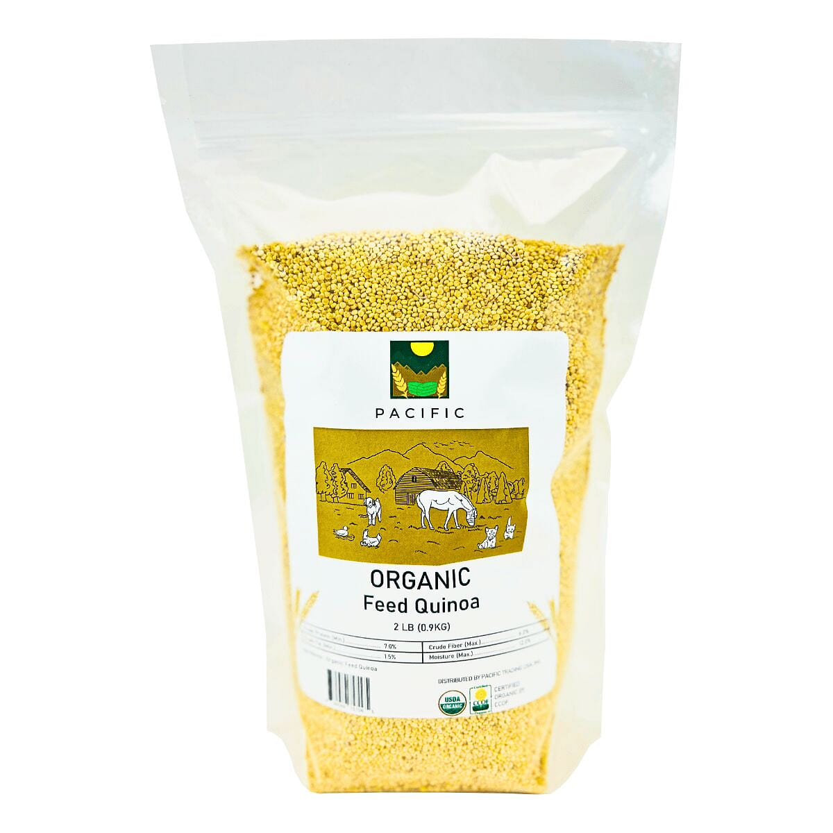PACIFIC Pet Food Organic Quinoa (2lb Pack) 2 ポンド