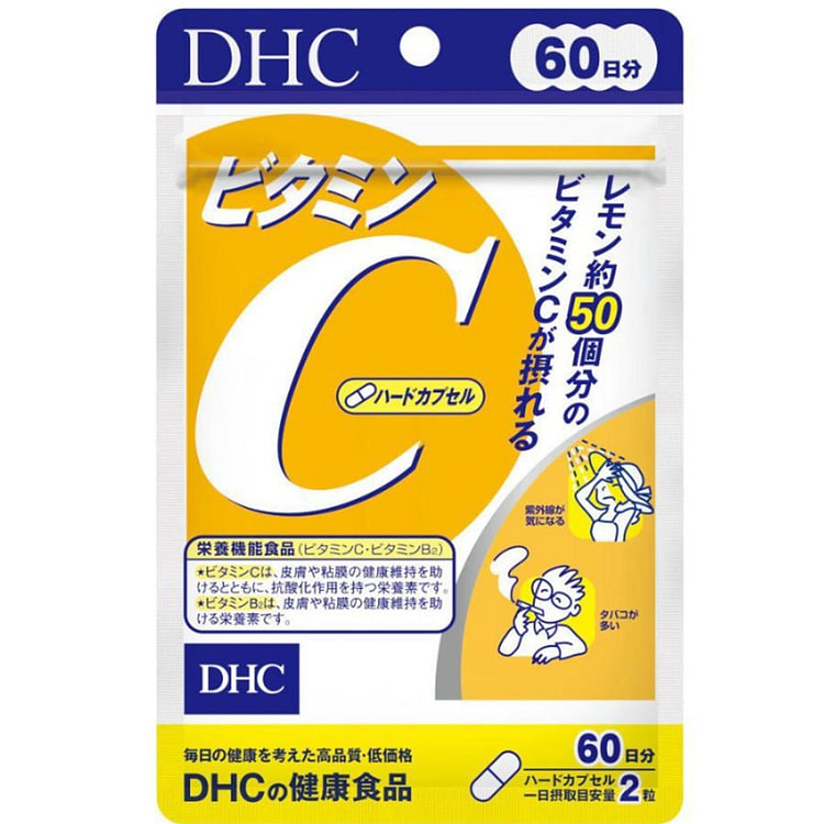 日本直邮 DHC  蝶翠诗 维生素C 60日 120粒/