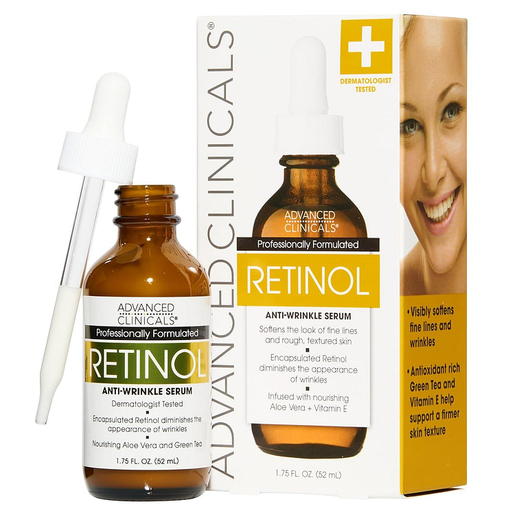 Advanced Clinicals Retinol Anti-Wrinkle Face Serum 1 each