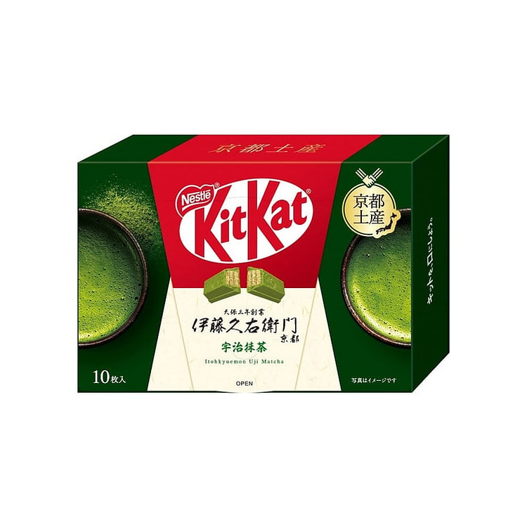 KitKat 伊藤久右卫门 抹茶味威化饼 10枚