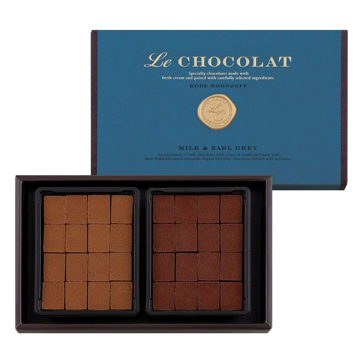 Morozoff  伯爵茶&牛奶 生巧克力 32枚 1 盒