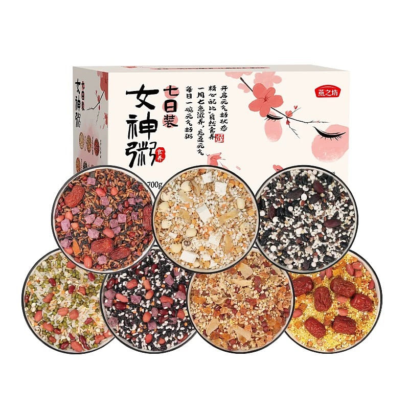 Yanzhifang Five-Grain and Minor Grain Congee (7-Day Pack) 700 g