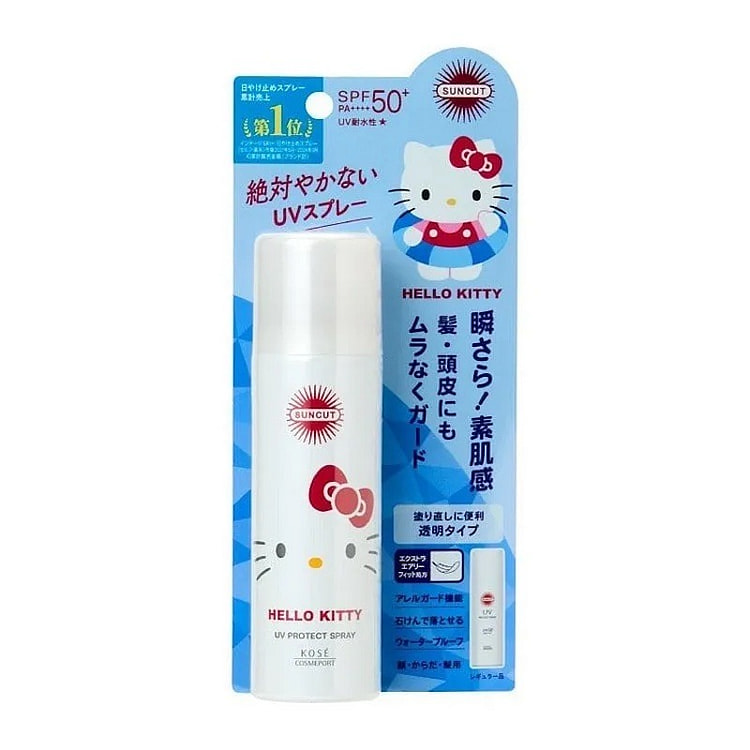 KOSE -Sanrio Suncut UV Protect Spray SPF50+/PA++++ 60 g