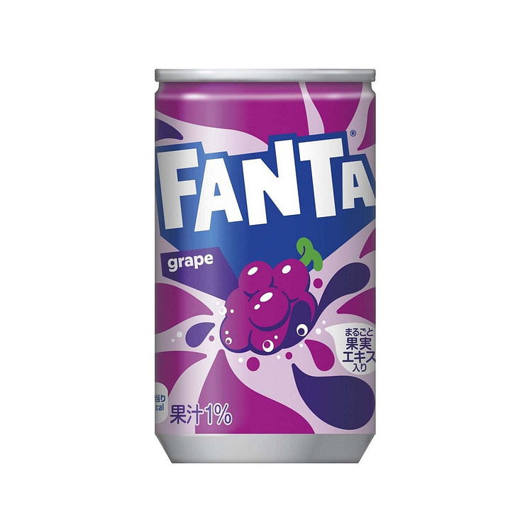Coca-Cola 芬达 葡萄味碳酸饮料160ml