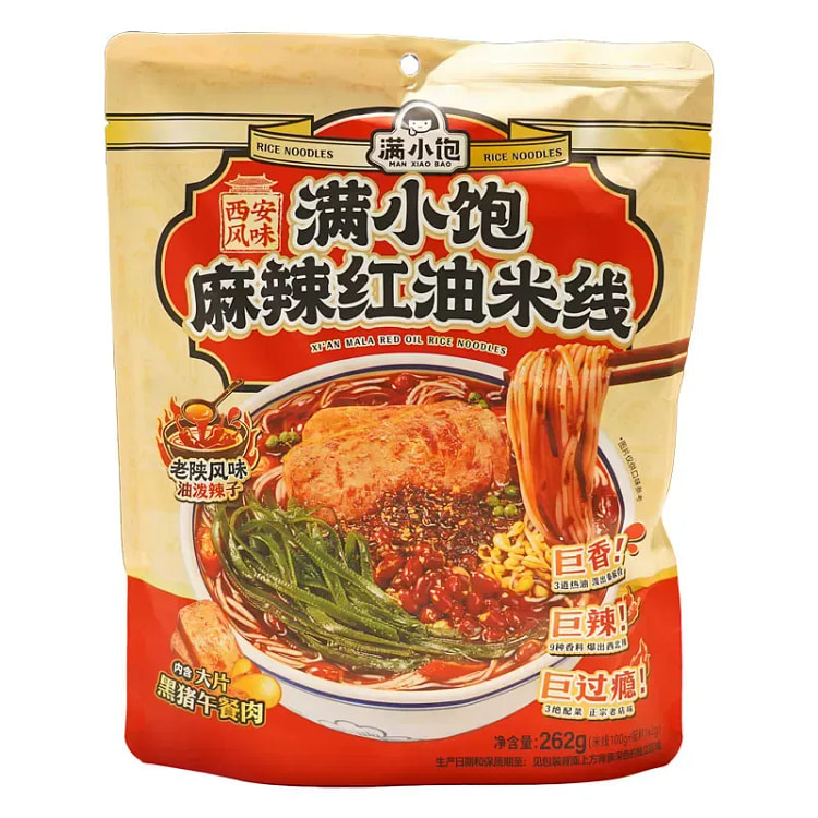 满小饱 麻辣红油米线 242g*1袋 242 克