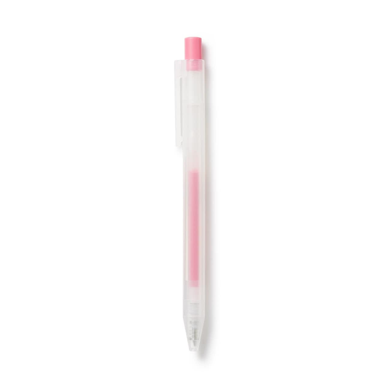 Muji ink ballpoint writing pen pink 1 each