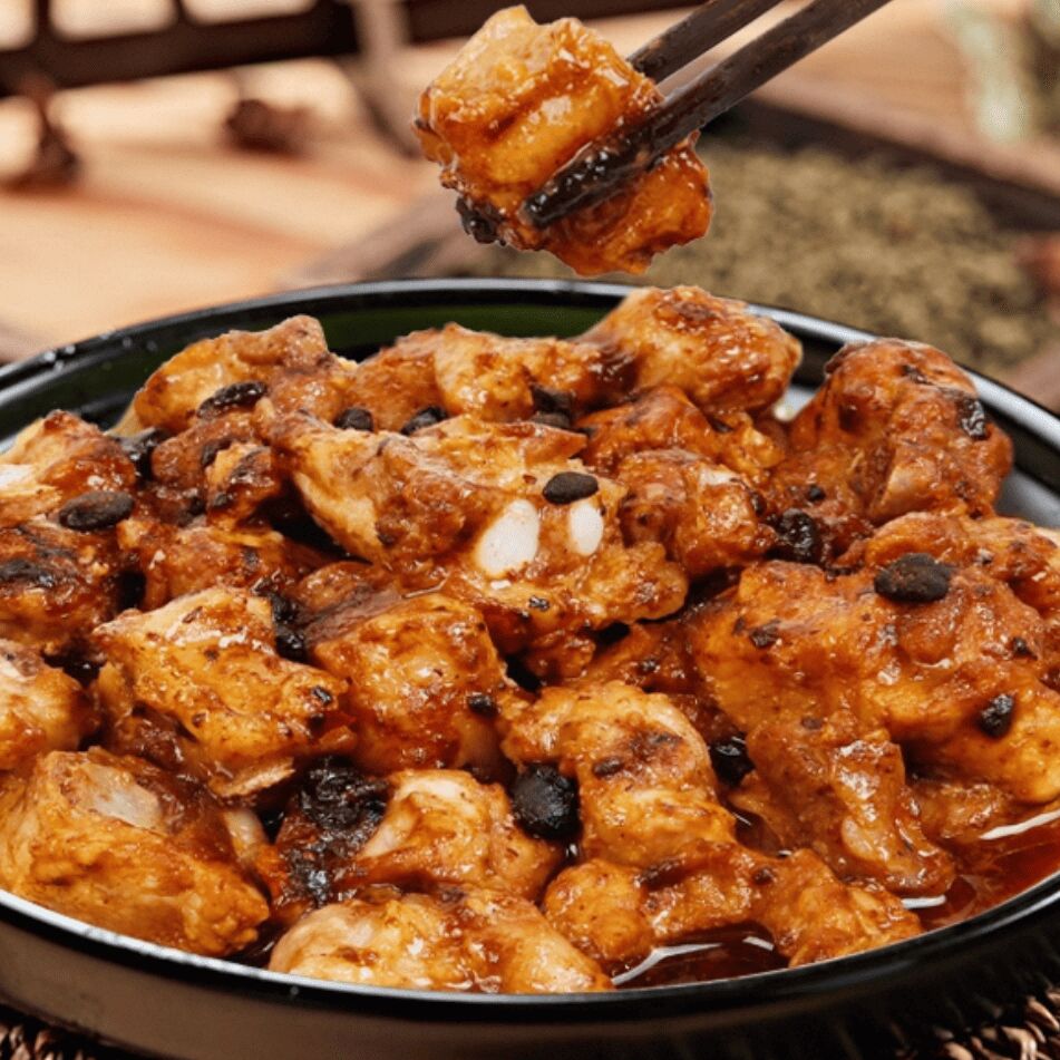Steamed spareribs with black bean sauce 380g 1 each