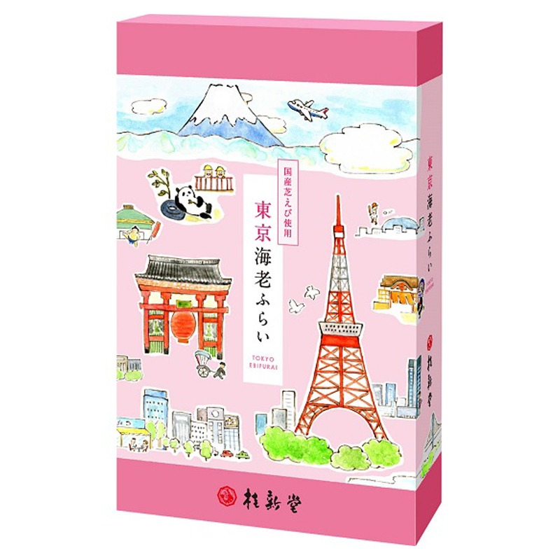 「日本直送」桂新堂・東京海老ふらい 6袋箱入 1 箱