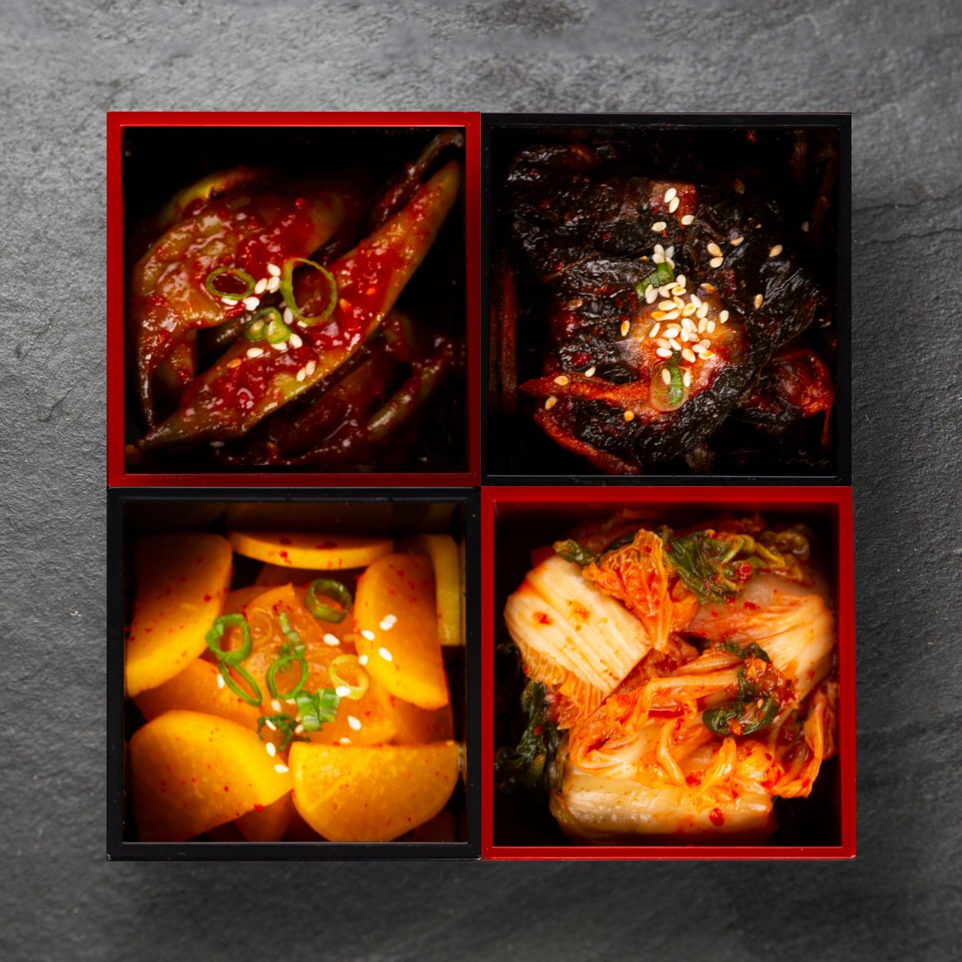 Classic Korean Spicy Pickled Veggie Sampler 250 g