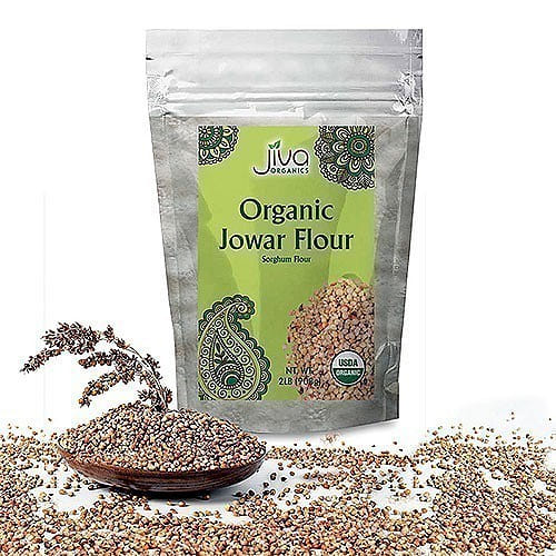 Jiva Organics Juwar / Sorghum Flour, 2 lb bag 2 lb