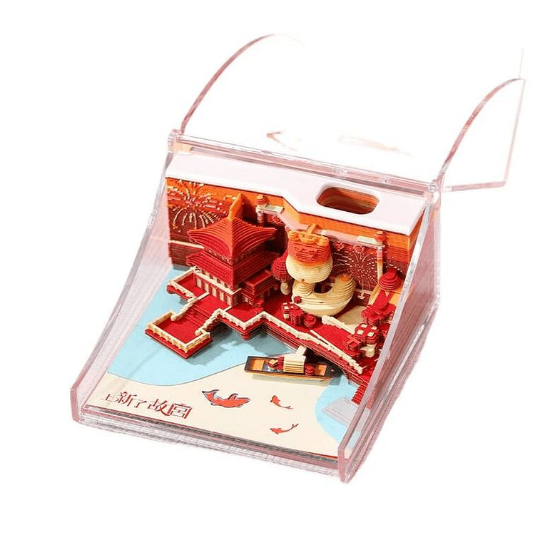 上新了故宫3D立体便签104*104*62.5mm 1 盒