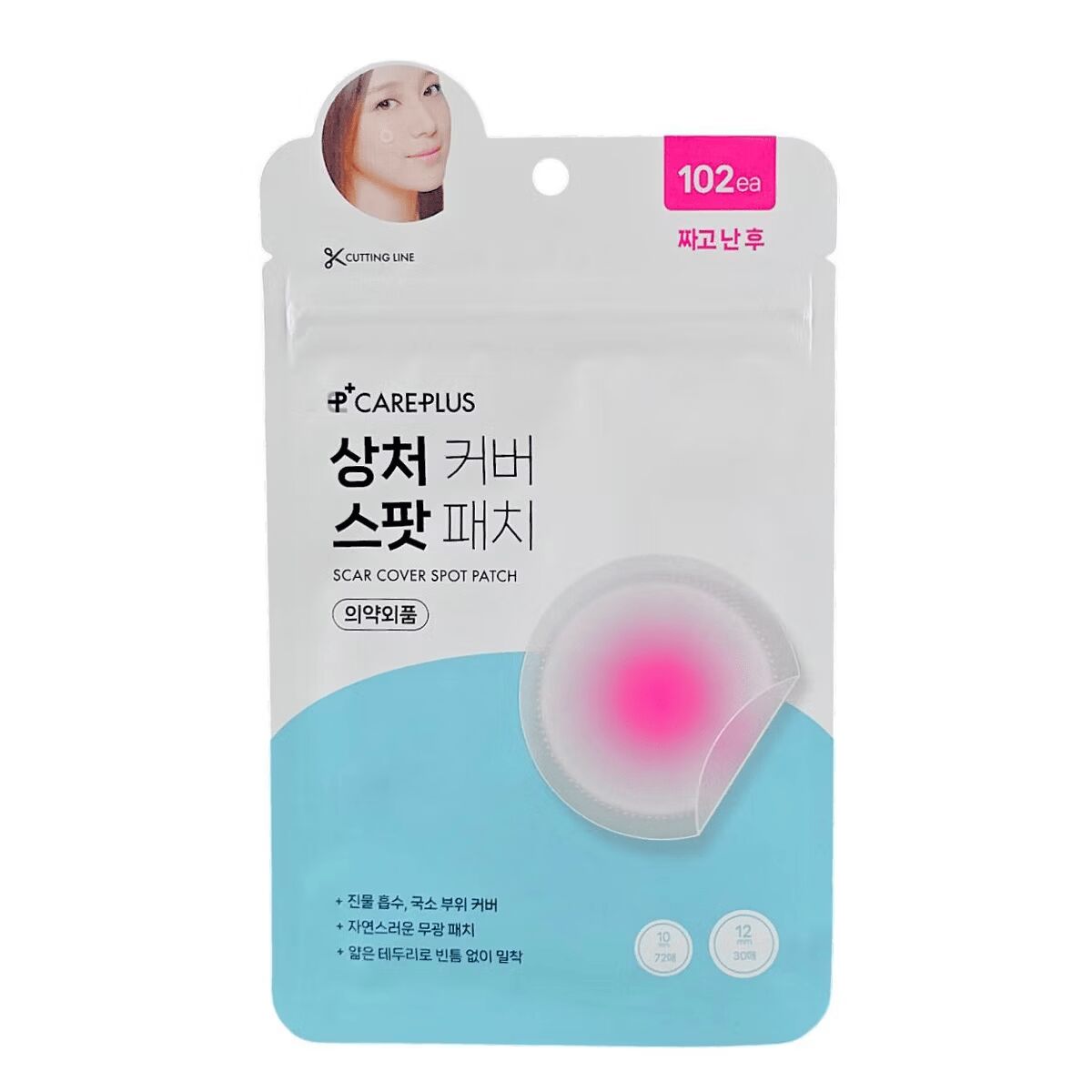 CAREPLUS Hydrocolloid Acne Patch 102pcs 1 each