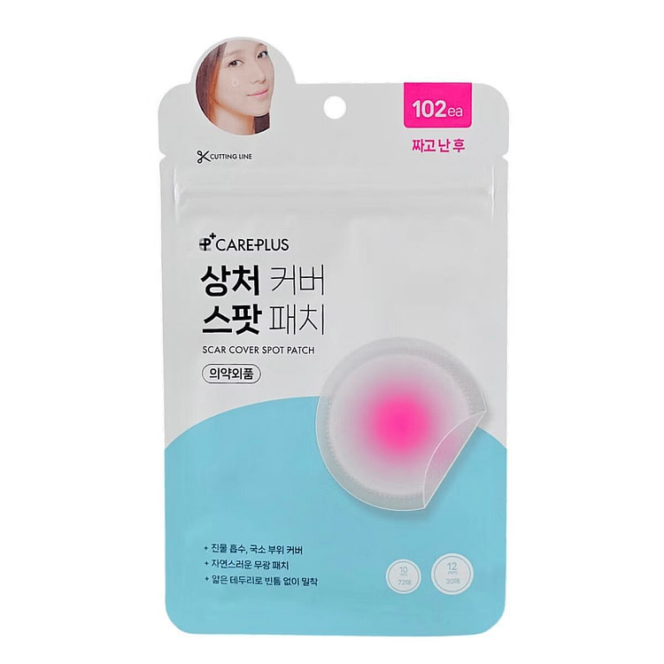 CAREPLUS Hydrocolloid Acne Patch 102pcs