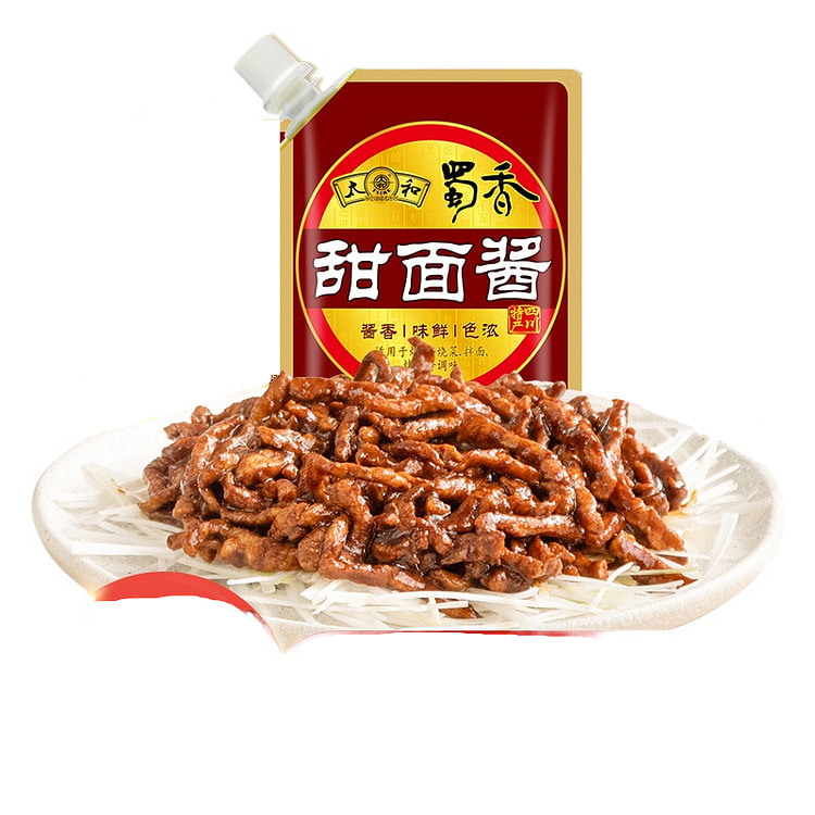 蜀香 甜面酱京酱肉丝酱炸酱烤鸭酱煎饼酱料手抓饼调料150g*1袋