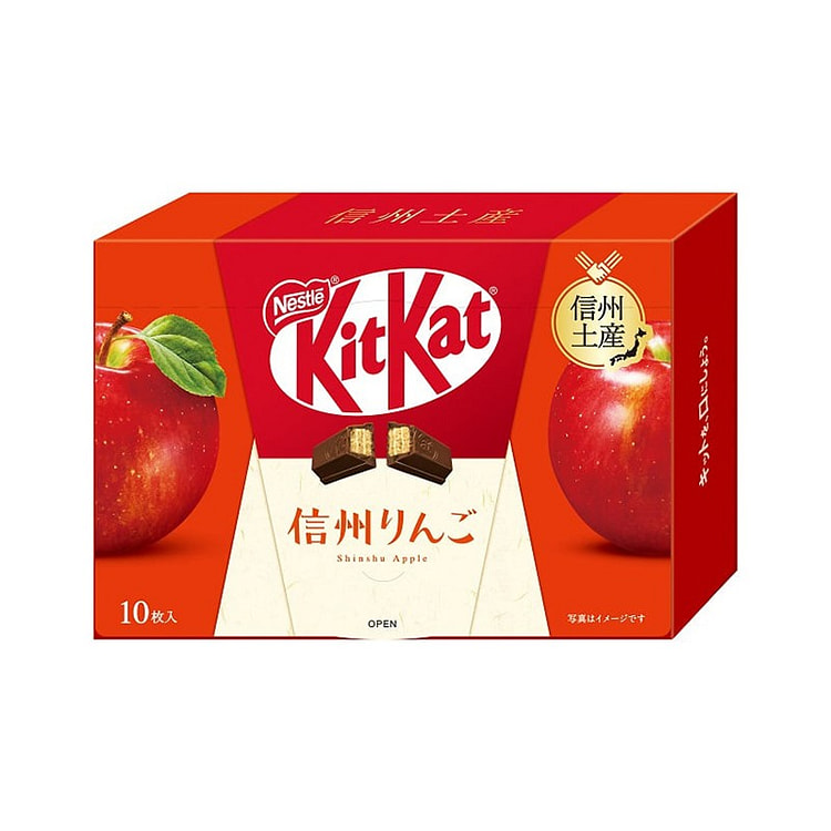 kitkat 饼干mini 10枚 信州苹果