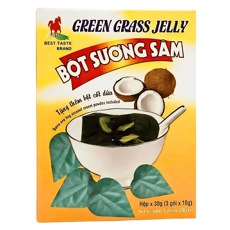 [Best Taste] Green Grass Jelly - 1.06oz 1 each
