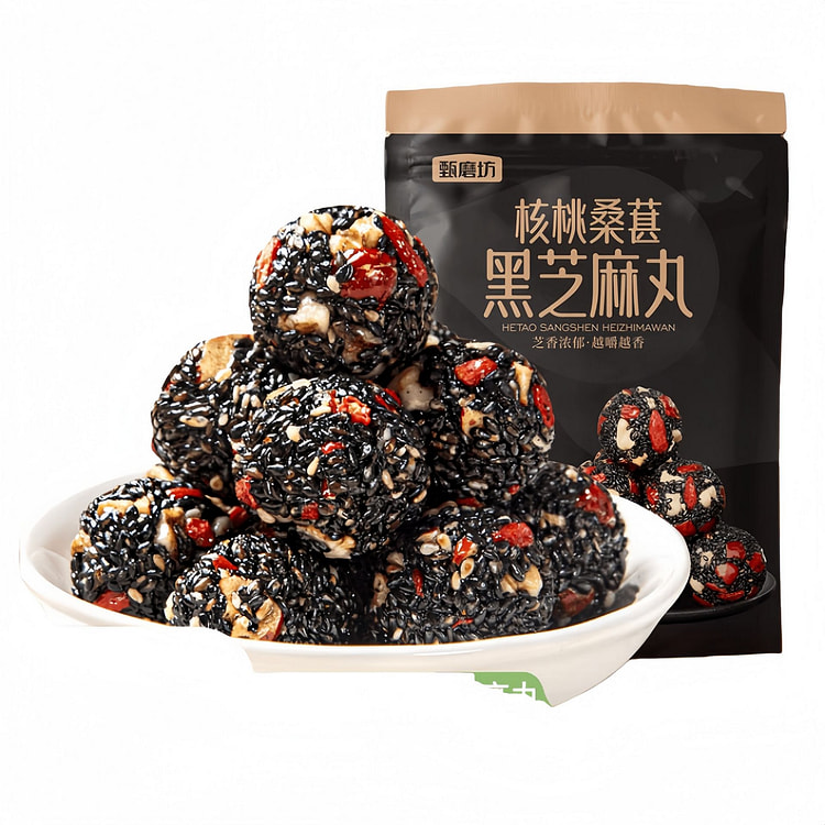 Zhenmo Fang Walnut Mulberry Black Sesame Balls200g 200 g