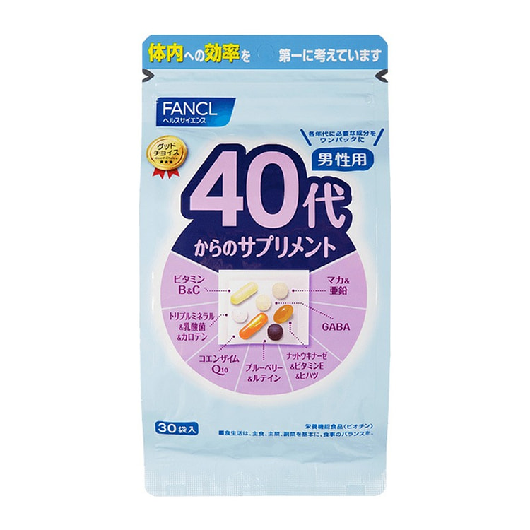 FANCL 40s Men Comprehensive Vitamin Tablets 30pcs