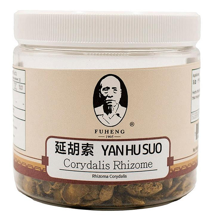 YAN HU SUO – Corydalis Rhizome – FUHENG – Since 1905 – 100g 1 Container 1 each